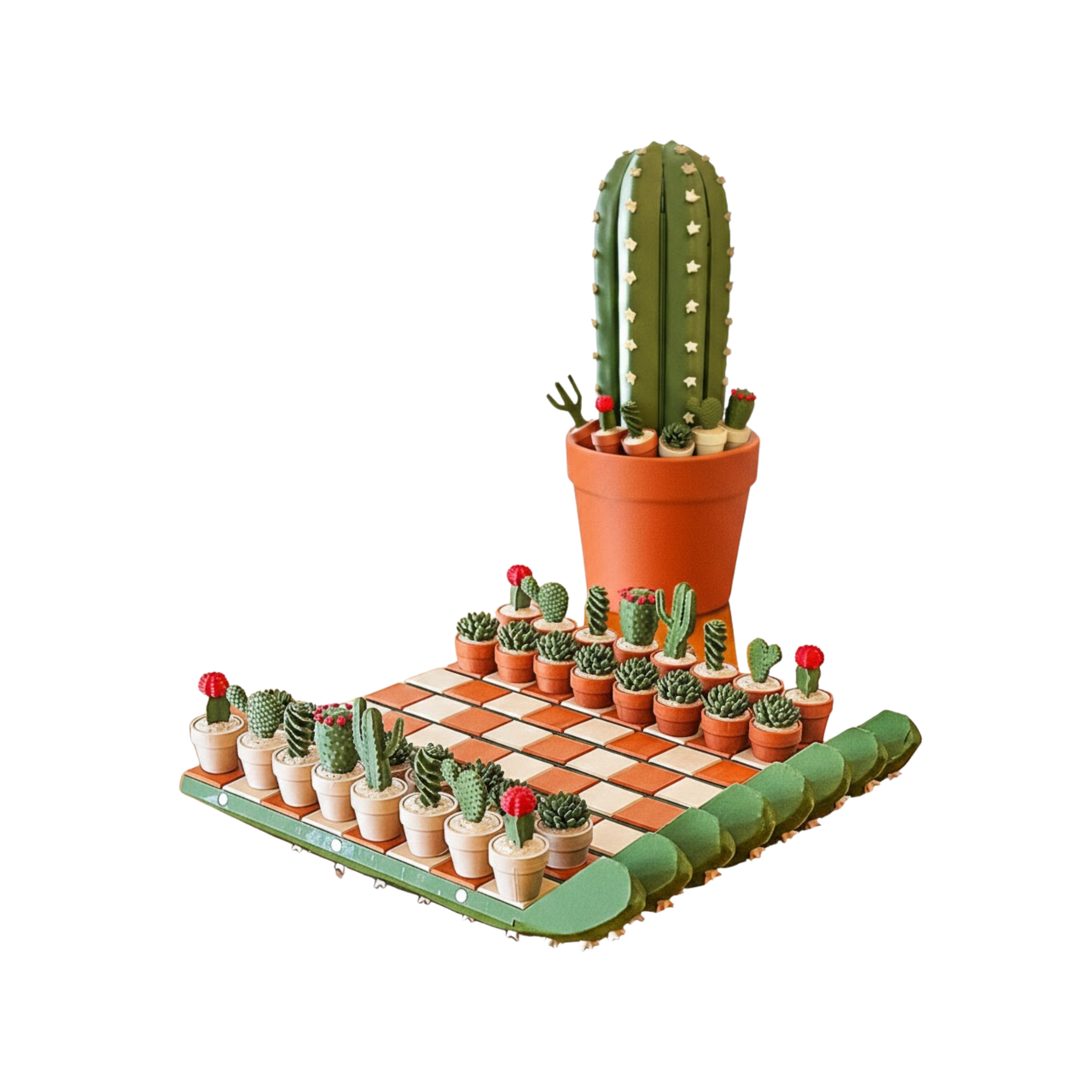 Cactus Chess Set